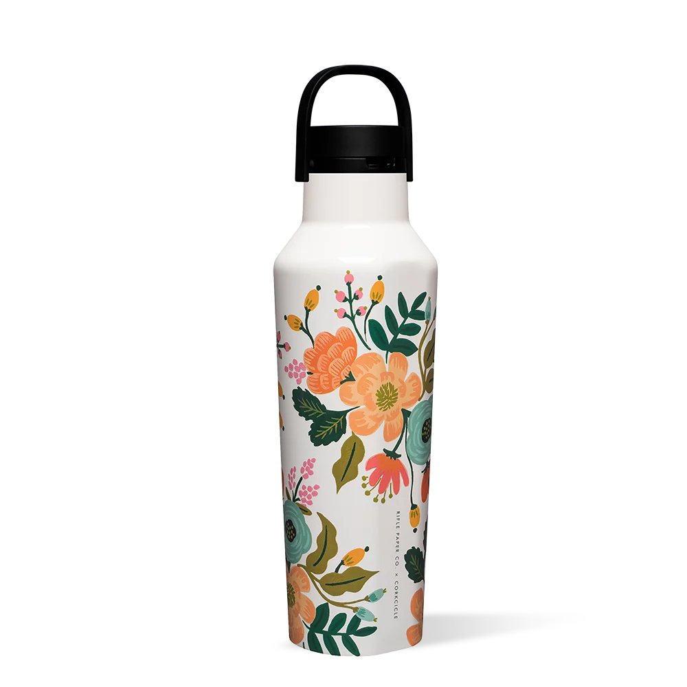 Corkcicle Rifle Paper Co. Sport Canteen - 20oz / Cream Lively Floral - Image 5