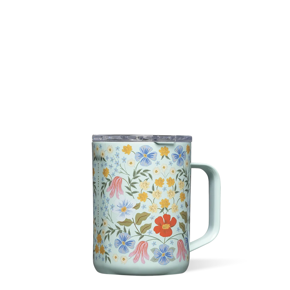 Corkcicle Rifle Paper Co. Coffee Mug - Gloss Cream Lively Floral / 16oz - Image 7