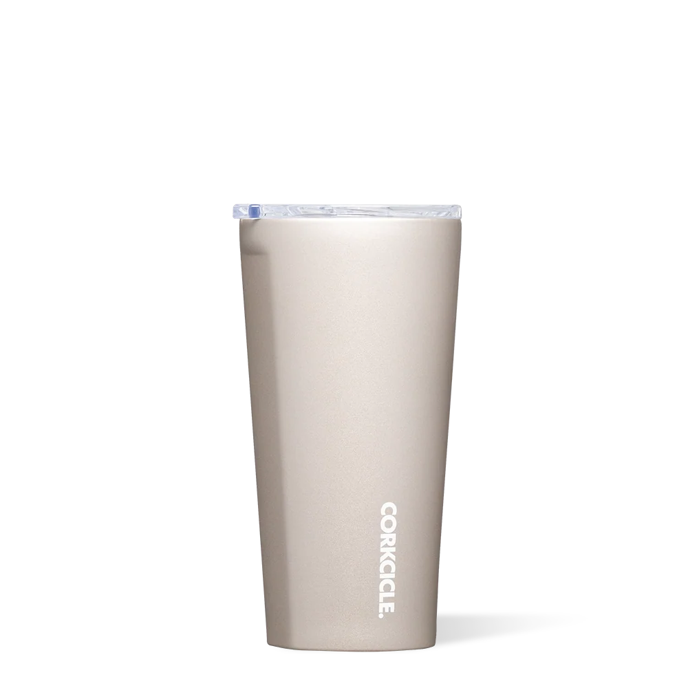 Corkcicle Pure Taste Tumbler - Ceramic White/Powder Blue / 16oz