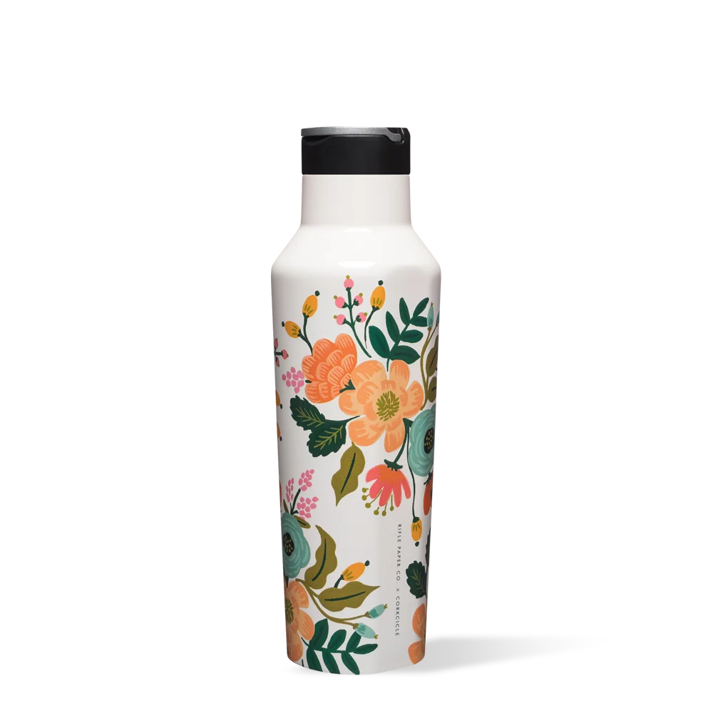Corkcicle Rifle Paper Co. Sport Canteen - 20oz / Cream Lively Floral - Image 7