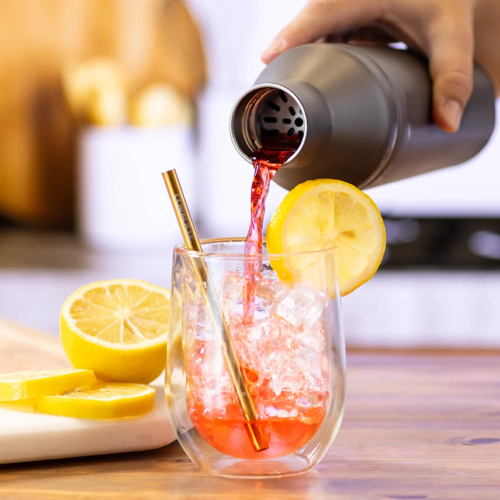 Corkcicle Cocktail Shaker - 17oz / Ceramic Slate - Image 3