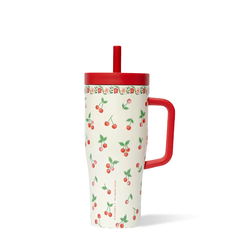 Corkcicle Rifle Paper Co. Leakproof Cruiser - Cherries / 22oz