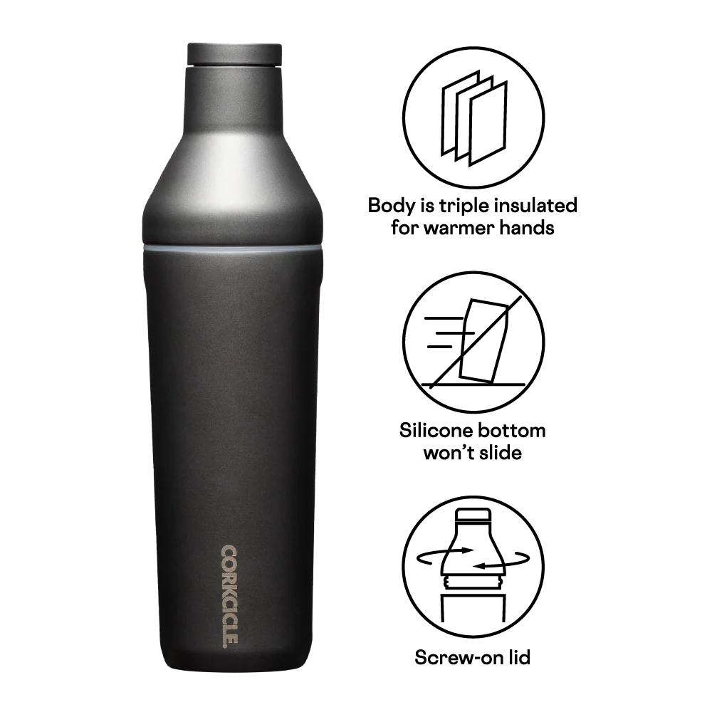 Corkcicle Cocktail Shaker - 17oz / Ceramic Slate - Image 7