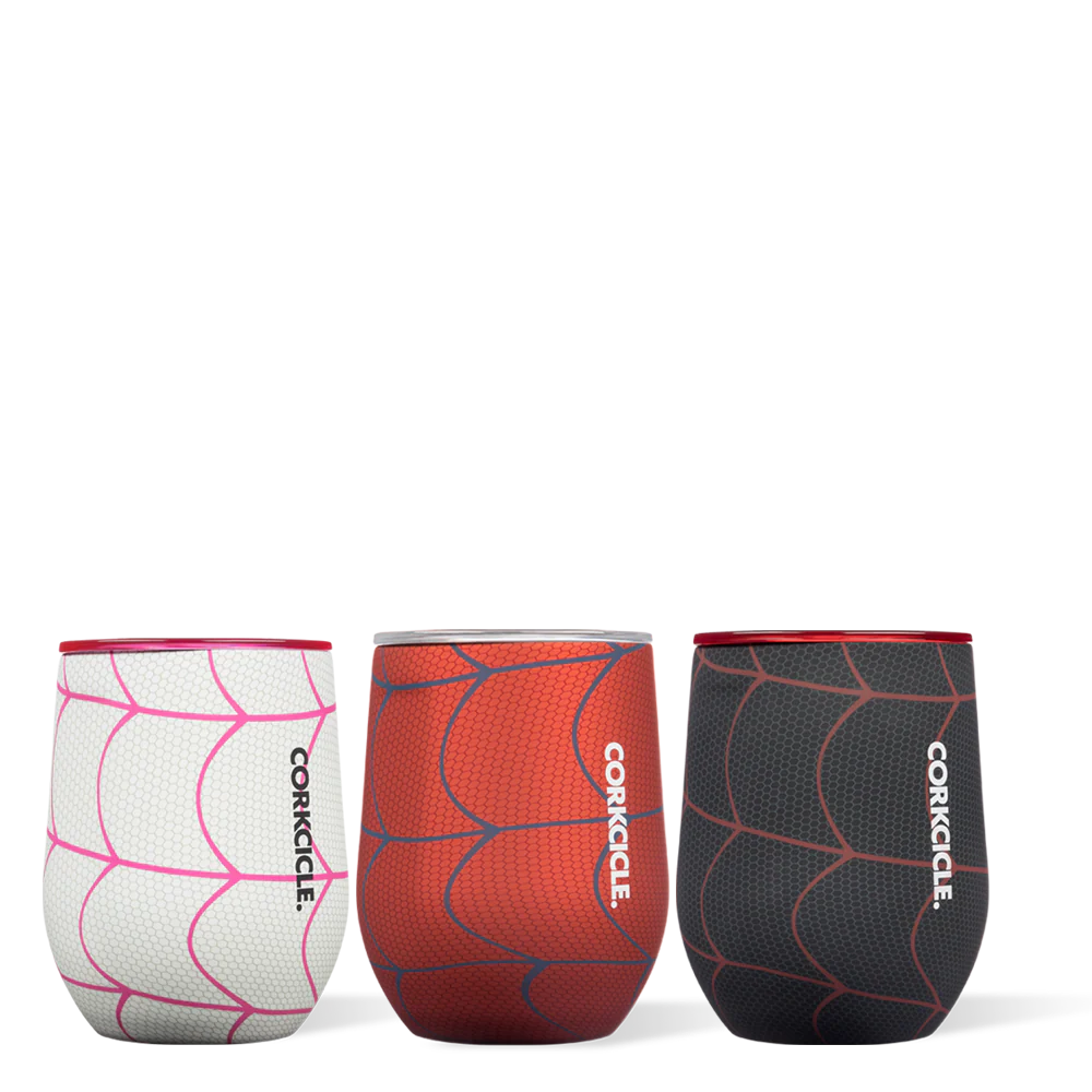 Corkcicle Spider-Man Stemless Set (3)