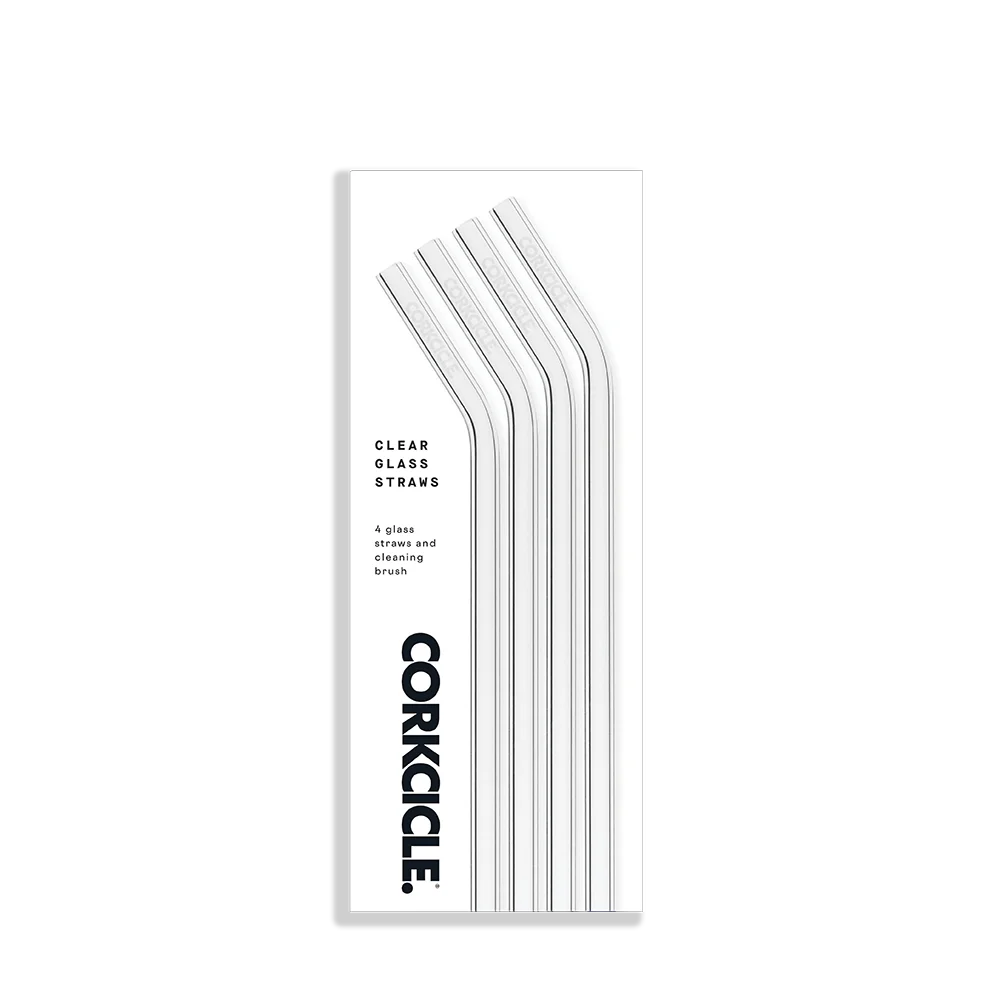 Corkcicle Glass Straw Set - Straw Set / Clear - Image 2