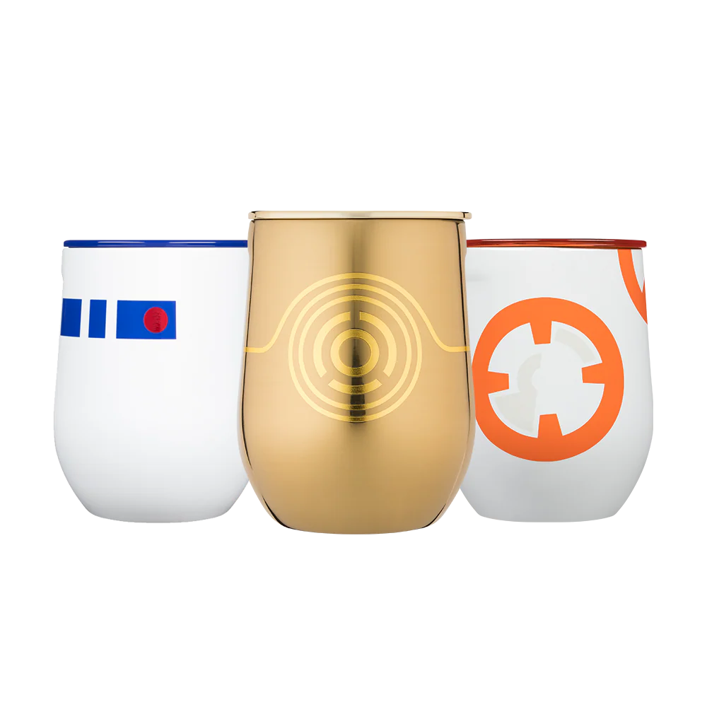 Corkcicle Star WarsTM Droids Stemless Set (3)