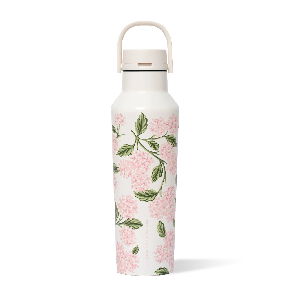 Corkcicle Rifle Paper Co. Sport Canteen - 20oz / Cream Lively Floral - Image 12