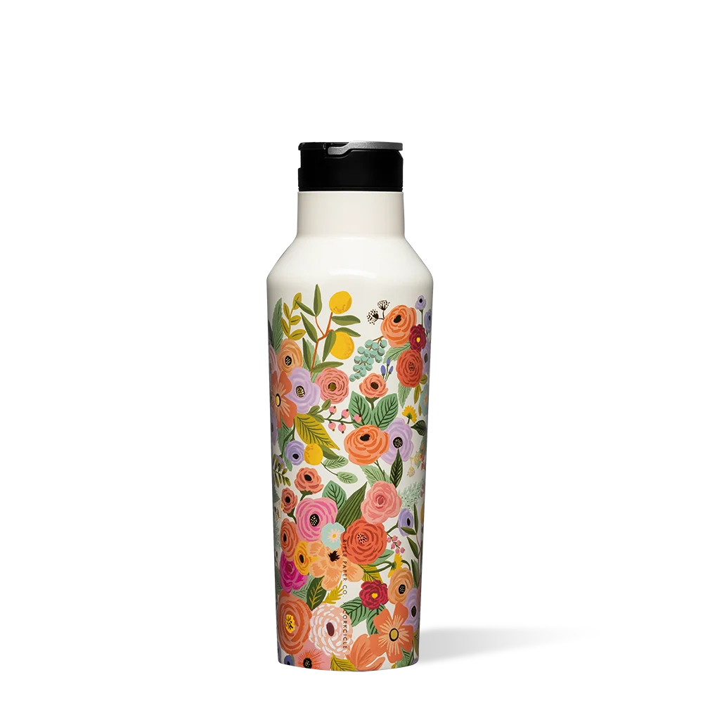 Corkcicle Rifle Paper Co. Sport Canteen - 20oz / Cream Lively Floral - Image 6