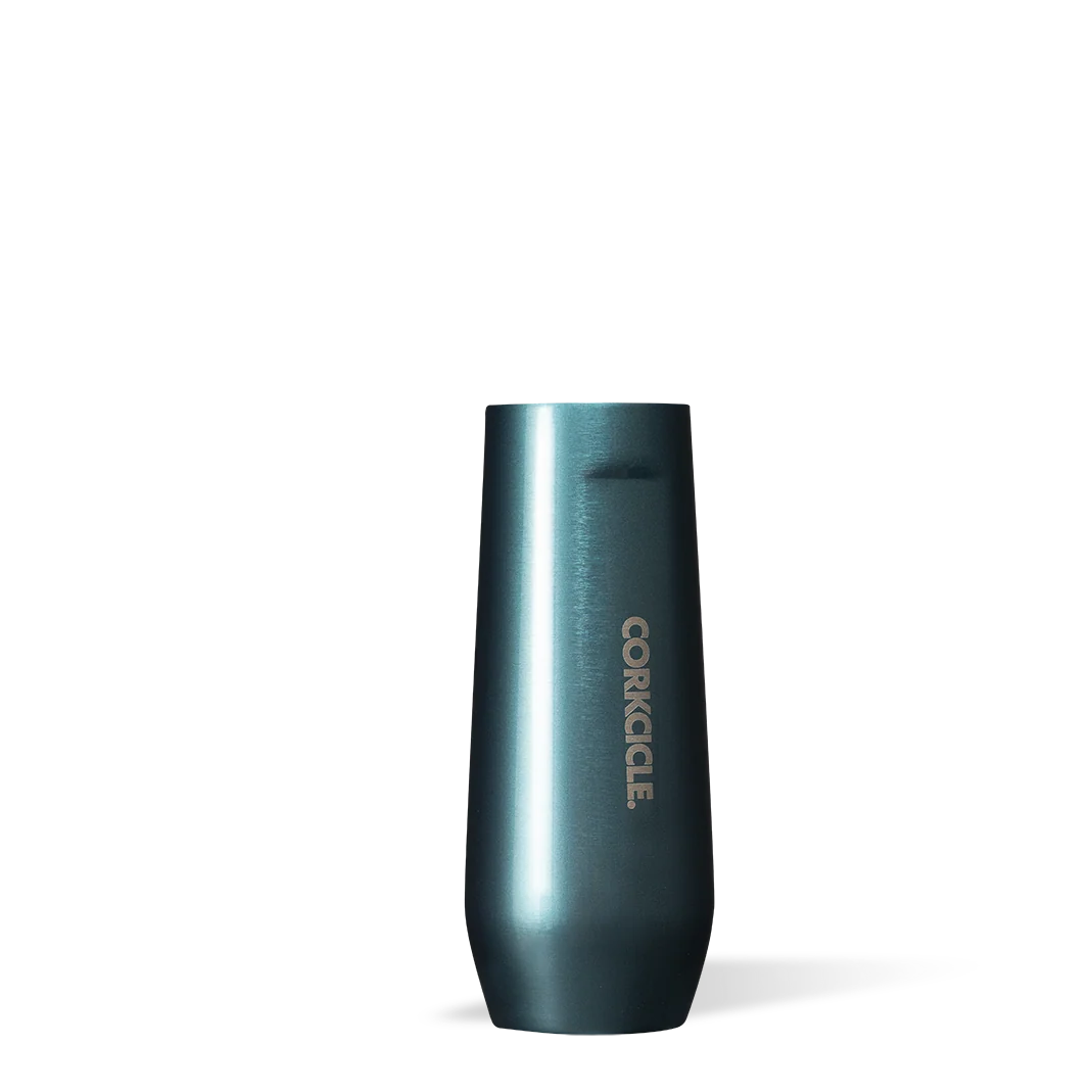 Corkcicle Stemless Flute - 7oz / Cypress Night